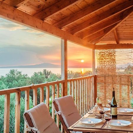 Selinitsa Stone Studio - Mani Seaview Retreat Agios Nikolaos  Bagian luar foto