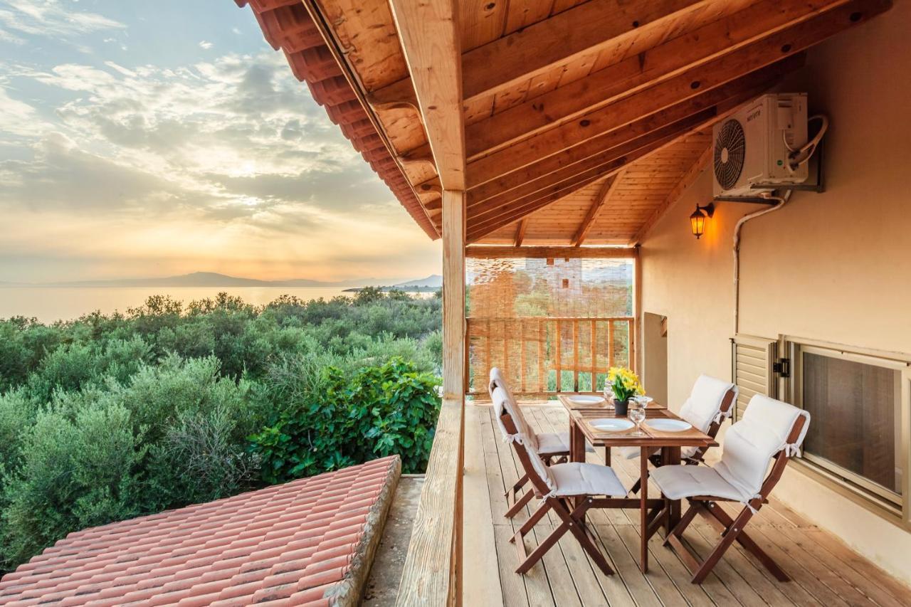 Selinitsa Stone Studio - Mani Seaview Retreat Agios Nikolaos  Bagian luar foto
